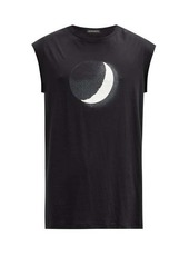 Ann Demeulemeester Moon-print cotton-jersey T-shirt