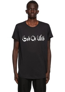 Ann Demeulemeester SSENSE Exclusive Black 'God of Wild' Fine T-Shirt