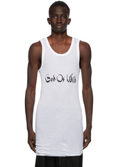 Ann Demeulemeester SSENSE Exclusive White God of Wild Chic Tank Top
