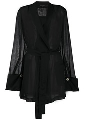 Ann Demeulemeester belted tunic top