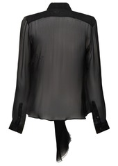 Ann Demeulemeester Bjarn Silk Sheer Shirt