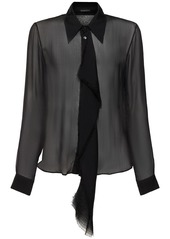 Ann Demeulemeester Bjarn Silk Sheer Shirt