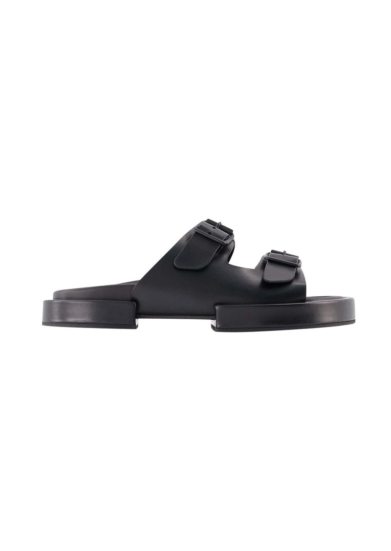 Block Henri Sandals - Ann Demeulemeester - Black - Leather