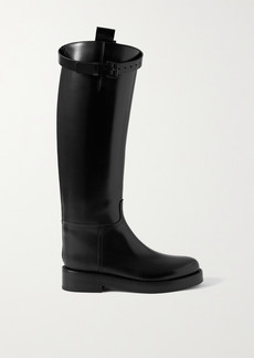 Ann Demeulemeester Buckled Leather Knee Boots