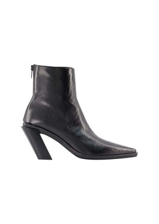 Florentine Ankle Boots - Ann Demeulemeester - Black - Leather