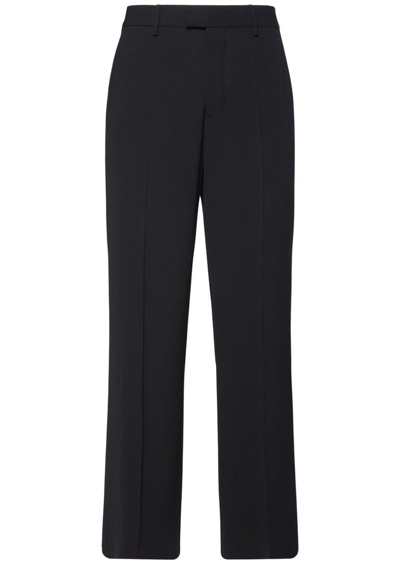 Ann Demeulemeester Gaspar Wool & Viscose Flared Pants