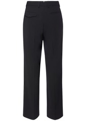 Ann Demeulemeester Gaspar Wool & Viscose Flared Pants