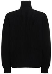 Ann Demeulemeester Geirnart Oversized Wool Knit Sweater