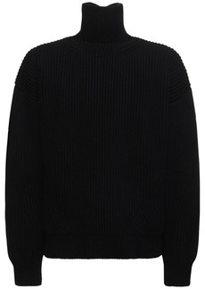 Ann Demeulemeester Geirnart Oversized Wool Knit Sweater