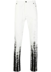 Ann Demeulemeester gradient graphic-print skinny jeans