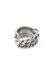 Ann Demeulemeester Ize Double Chain Ring