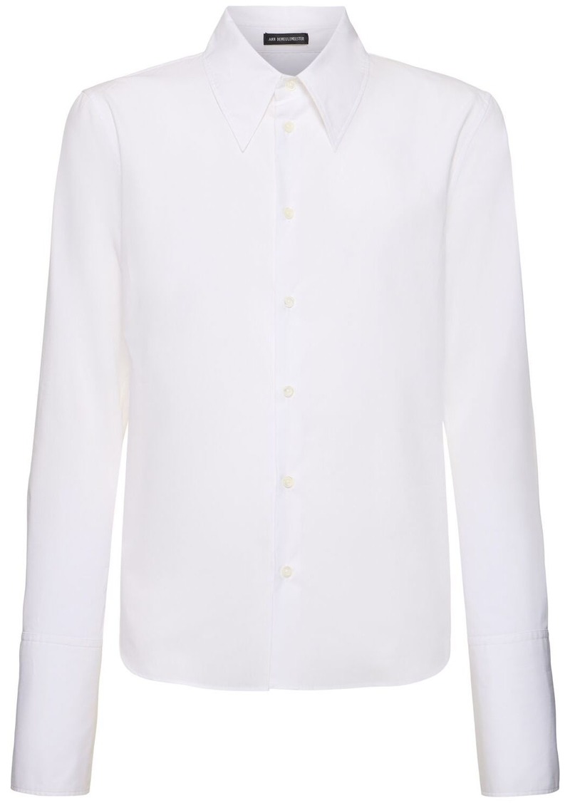 Ann Demeulemeester Joren Fitted Cotton Poplin Shirt