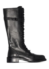 Ann Demeulemeester lace-up leather boots