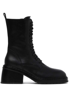 Ann Demeulemeester lace-up leather boots