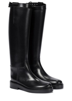 Ann Demeulemeester Leather riding boots