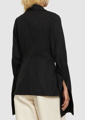 Ann Demeulemeester Linsey Open Front Poplin Shirt