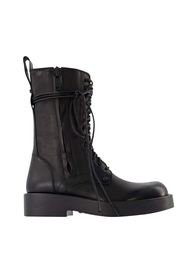 Ann Demeulemeester Maxim Ankle Boots in Black Leather