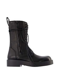 Ann Demeulemeester Maxim Ankle Boots in Black Leather