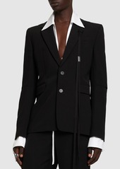 Ann Demeulemeester Nathan Tailored Wool & Viscose Jacket