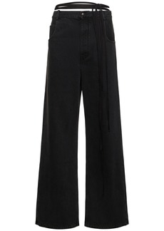 Ann Demeulemeester Olan Oversized Cotton  Jeans