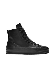 Ann Demeulemeester Raven Sneakers in Black Leather
