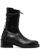 Ann Demeulemeester rear lace-up ankle boots