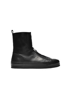 Ann Demeulemeester Reyers Sneakers in Black Leather