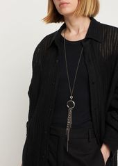 Ann Demeulemeester Sanne Medallion Chains Necklace