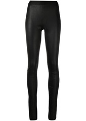 Ann Demeulemeester skinny leather trousers