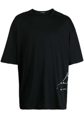 Ann Demeulemeester text-print cotton T-shirt