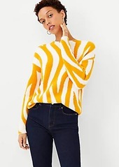 Ann Taylor Animal Stripe Sweater