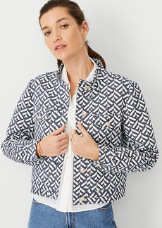Ann Taylor AT Weekend Button Front Jacket