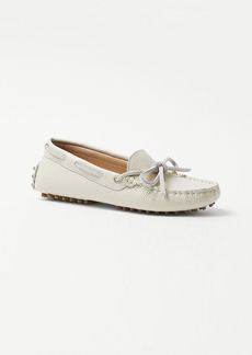 Ann Taylor AT Weekend Leather Driving Moccasins