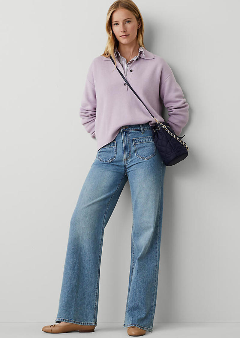 Ann Taylor Wide Leg Jeans