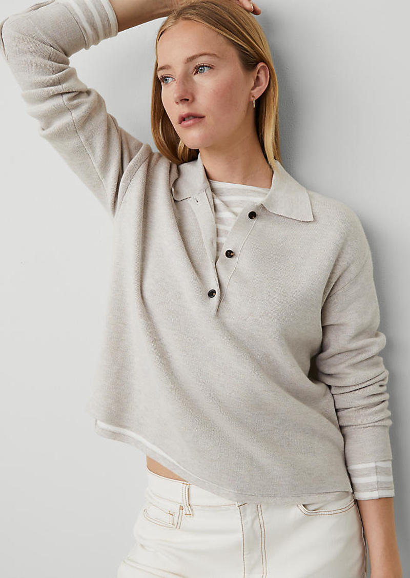 Ann Taylor Weekend Polo Sweater