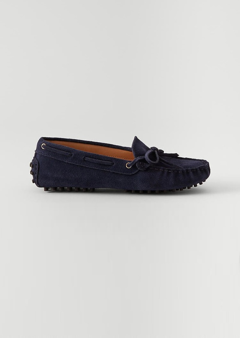 Ann Taylor Suede Driving Mocassin Loafers