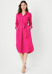 Ann Taylor Belted Pocket Shirtdress