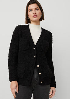 Ann Taylor Boucle Boyfriend Cardigan