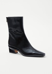 Ann Taylor Tapered Heel Leather Booties