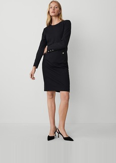 Ann Taylor Button Sheath Dress