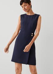 Ann Taylor Button Waist Sheath Dress