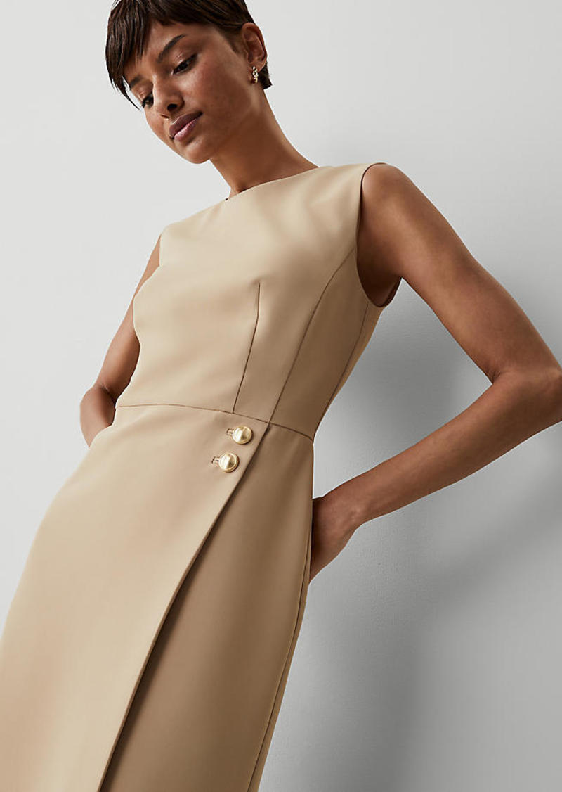 Ann Taylor Button Waist Sheath Dress