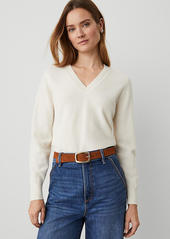 Ann Taylor Cashmere V-Neck Sweater