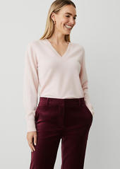 Ann Taylor Cashmere V-Neck Sweater