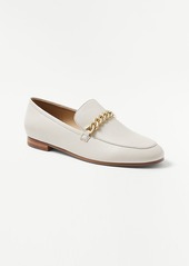 Ann Taylor Chain Leather Loafers