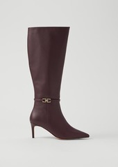 Ann Taylor Chain Wrap Leather Boot