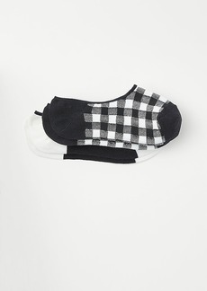 Ann Taylor Check & Solid No Show Sock Set
