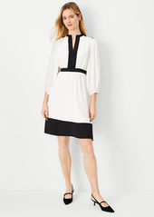 Ann Taylor Colorblock Flare Dress