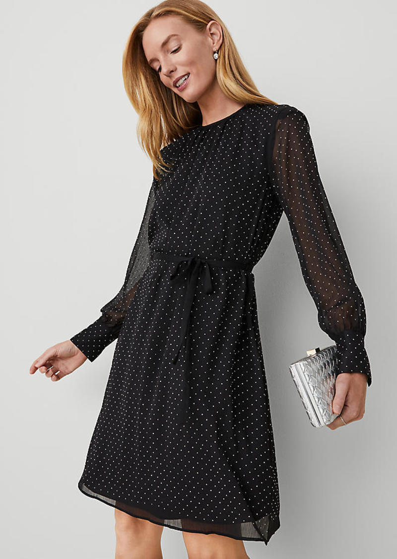 Ann Taylor Crew Neck Short Shift Dress