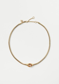 Ann Taylor Crystal Chain Necklace